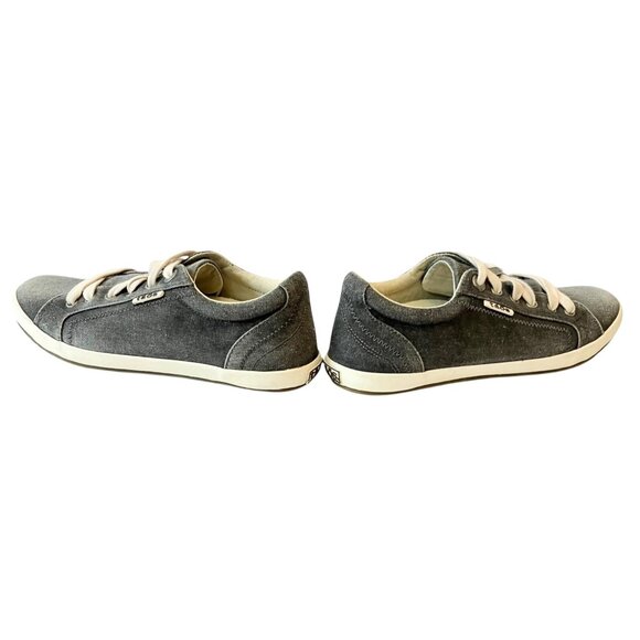 Taos Star Canvas Women's Gray Wash Arch Support Orthotic Comfort Sneakers Sz 7.5 - Picture 14 of 16
